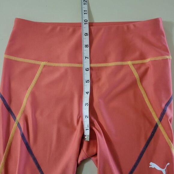 Puma Women's Coral Orange Performance Leggings - Picture 5 of 12